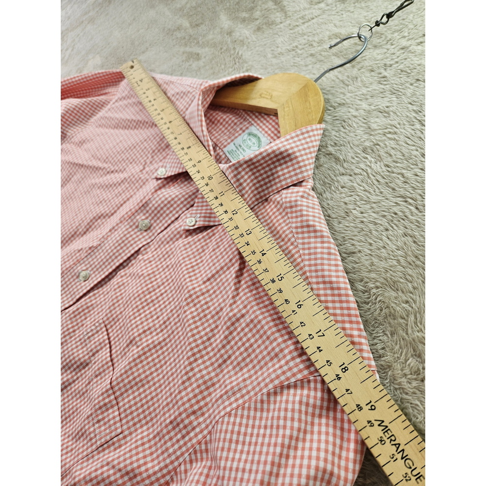 Brooks Brothers Milano Shirt Button-down 100% American Supima Cotton Size 16½-35 - Picture 7 of 10